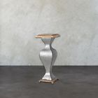 Tn-891634 Titan Lighting Plant Stand Galvanized Tin Finish Wood 0804343193135