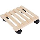 Tosnail Pine Wood Square Plant