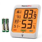 Tp53 Thermopro Hygrometer Temperature Humidity Meter Digital Lcd Indoor 689781439058