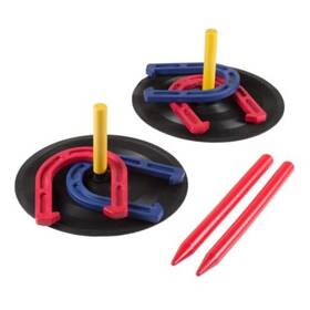 Trademark Glb 80-dz-rh Rubber Horseshoe Set - Perfect For Tailgating Camping Beach Days And