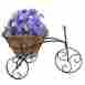 Trcf981 Cr Garden Flower Planter Basket Stand Tricycle Lawn Yard Patio Decor Plant Display 0719363625781