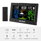 Ts-y01 Welquic Large Lcd Wireless Weather Station Temperature Humidity Tester Alarm