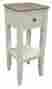 419-15rw Tw-1713 Trade Winds New Plant Stand White Cream Painted Hardwood Mission