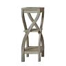 Txa9ymfiuf Monarch Specialties Dark Taupe Indoor Plant Stand Square Particle Board