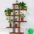 Tzt860991 Tier Wooden Plant Stand Indoor Outdoor Garden Planter Flower Pot