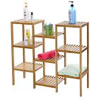 Ubcb93y Songmics Bamboo Bathroom Rack