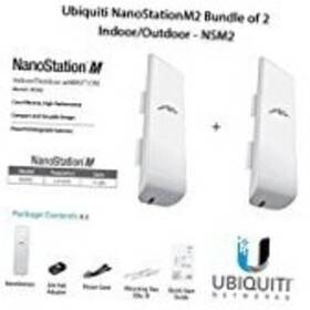 Ubiquiti 688474340688 Nanostationm2 Bundle Of 2 Nanostationm Indoor/outdoor Airmax Cpe