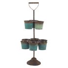 Uma11889 Decmode Tiered Farmhouse Bucket Garden Planter Patio Flower 758647948369