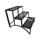 Unbranded Folding Plant Stand Patio Garden Outdoor Flowers Iron Pot Metal Holder Wrought 733281486491