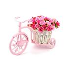 Unbranded Louis Garden Nostalgic Bicycle Artificial Flower Decor Plant Stand