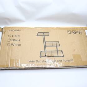 Sm0666-1 Unnbranded Plant Stand Metal White 30 Inch