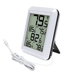 Uc-ws0422 Urageuxy Digital Indoor Outdoor Thermometer Wired With Min/max Record And Probe Sensor