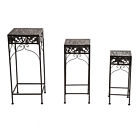 Us845-0350141 Outsunny Metal Plant Stand In Square Potted Flower 842525106016