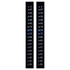 Uxcell 734301146036 2pcs Temperature Strips Adhesive 4-36c Digital Sticker