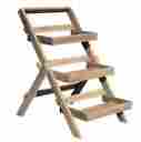 V-61855 Tier Wood Plant Stand Vifah 3 Layered Potted Garden Planter Display Shelves Patio Deck 701649461855