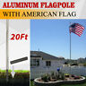 Va-sk-fp-01 Unbranded Flag Pole Sectional Halyard Set Gold Ball 6265512357590