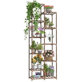 Veakoo 638457102802 Plant Stand Indoor Outdoor 67.9ftft Tall Shelf Wood Flower Rack Multiple Veakoo 638457102802 Plant Stand Indoor Outdoor 67.9ftft Tall Shelf Wood Flower Rack Multiple