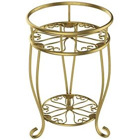 Veakoo Metal Plant Stand Indoor Outdoor2 Tier Tall Flower Pot Shelf Planter
