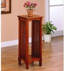 Vene-4040 Venetian Worldwide Indoor Plant Stand Solid Oak Warm 0814035027877