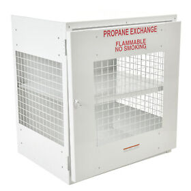 Cyl-ex-12-e Vestil Cylinder Cabinet Mesh Door 12 Height 44.125 In Width 40 Color White