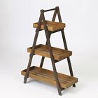 Wh183 Unbranded Rustic Wooden Rectangular Vertical Planter Tier Ladder 061069192198