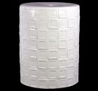 Bru-849132 White Ceramic Stool 3042982 Id