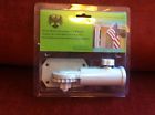 White Metal Adjustable Flag Bracket Kit Very Sturdy 6.5 X 2.4 2.8 Fast Ship 821949180093