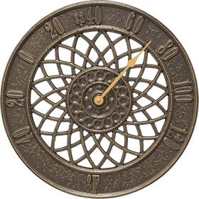 Whitehall 719455020036 02003 Spiral Indoor Outdoor Wall Thermometer French Bronze 14