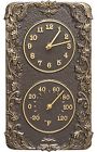 Whitehall Products Acanthus Combo Clock French Bronze 719455019573