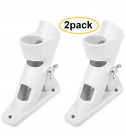 Positions2 Wj-w001 Abusa White Powder Coated Aluminum Flag Pole Bracket Mount Pack