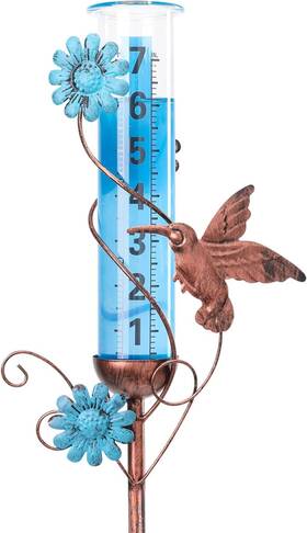 4452510a Wonder Garden Rain Gauge Outdoor Decorative Gauges Outdoors Best Gold