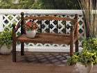 Wood Bench Plant Stand Country Living Display Favorite Pot Garden Yard Fir Decor 849179021580