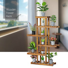 Va01a6a033a1 Wood Plant Stand Carbonized Flower Display Rack Etagere Garden Balcony Office