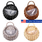 Wqq890668 Handmade Rattan Flower Pot Plant Stand Holder Diy Home Wall