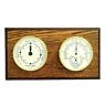Ws120 Tide Clock And Thermometer With Hygrometer On Oak 797140121206