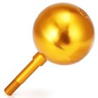 Wy0trpm8ws General Flagpole Ball Top Ornament Aluminum Anodized Durable Glossy Topper