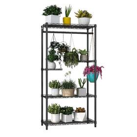 Xiofio 628992129655 5-tier Plant Stand For Indoor Outdoor Large Multiple Flower Pot Holder Rack