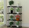 Xm022-148-fba Unbranded Portable Plant Stand Custom Shape Shelf Black