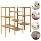 Xz0432 Xinzhe Bamboo Shelf Utility Storage Organizer Rack Bathroom 704888363867