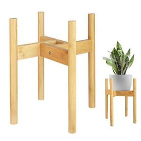 Yeskay Plant Stand Mid Century Modern Flower Pot Holder For Indoor Natural