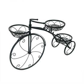 Hg-hcxlst-3231 Yiyibyus Plant Stand 32.28 Inch X 20.07 3-tier Weather Resistant Metal In Black