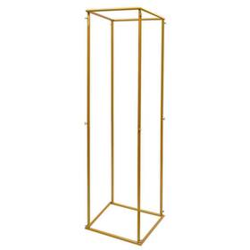 Ot-zjgj-5173 Yiyibyus Plant Stand 70.86 Inch Metal Indoor/outdoor Square Gold Finish 1-tiered