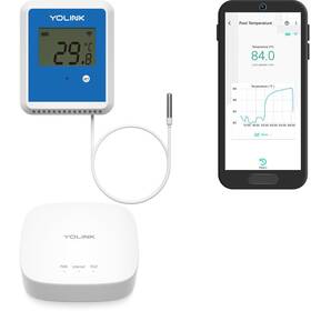 Yolink 810121540916 Smart X3 Version Outdoor Temperature Data Logger With Probe Thermometer 1/4
