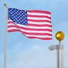 Ys-flp-22-006-0001 Yessources Sectional Flag Pole Aluminum Flagpole Kit American 767571279128