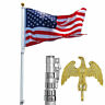 Ys-flpfpt-22-002-0002 Yessources Aluminum Telescopic Flag Pole With Us Ball 767571279012