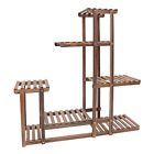 Ywhbjj09828 Saim Wooden Plant Flower Display Stand Wood Shelf Storage Rack