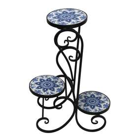 Zr852511 Zaer Ltd. International Plant Stand 26.18 Inch X15.35 X8.86 3-tier Weather Resistant