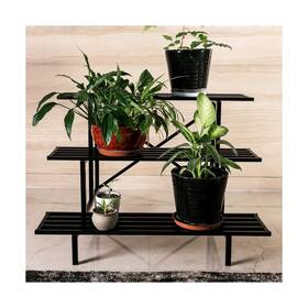 Zm003 Zhongma Heavy Duty 3 Tier Plant Stand For Home Garden Lovers Metal Storage Ra
