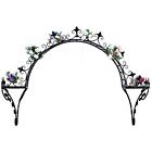 Zr831213 Zaerinternationa Arch Plant Stand Wall Hanging Wrought Iron 0880831213103