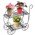 Zwj-2tier Pag Metal Garden Cart 726243343901